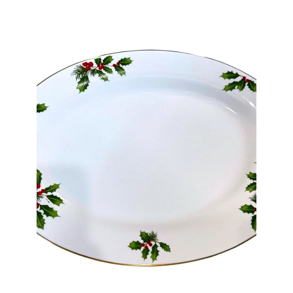 Better Homes Gardens Christmas‎ Oval Platter 15.5